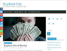 Tablet Screenshot of buybackcity.com